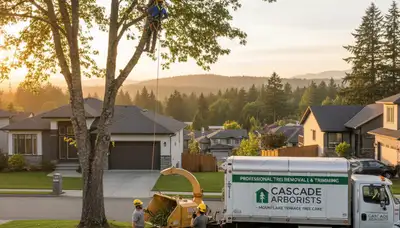 Professional tree removal service in Redmond WA safely clearing large trees