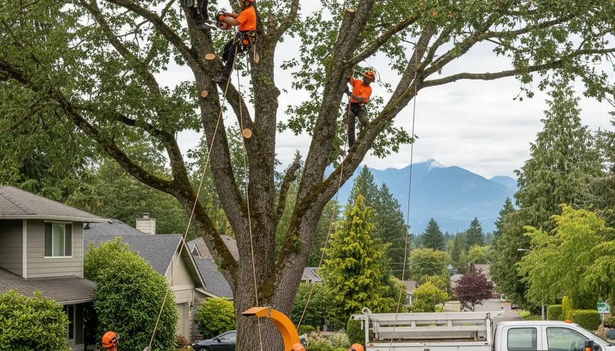 Professional tree removal service in Redmond WA by certified arborists