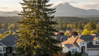 Professional tree removal service in Redmond WA by certified arborists at Tree Service Redmond