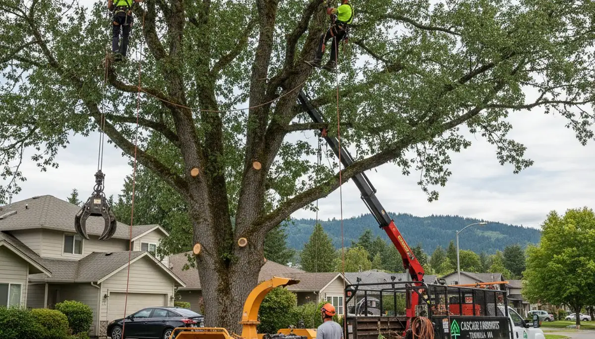 Professional tree removal service in Redmond WA by certified arborists at Tree Service Redmond